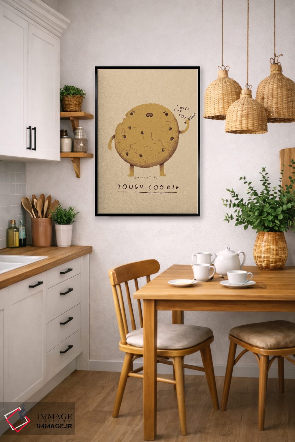 تابلو دکوراتیو آدم سرسخت اثر لوئیس روسکوش - D6B