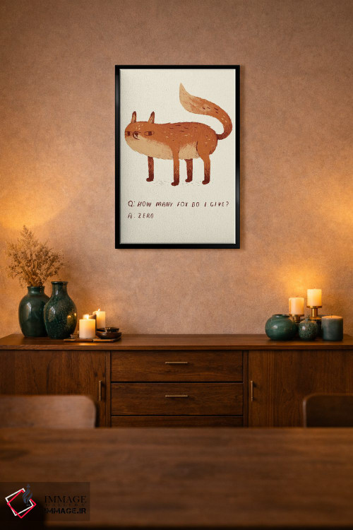 تابلو دکوراتیو اصلا برام مهم نیست اثر لوئیس روسکوش - D2B