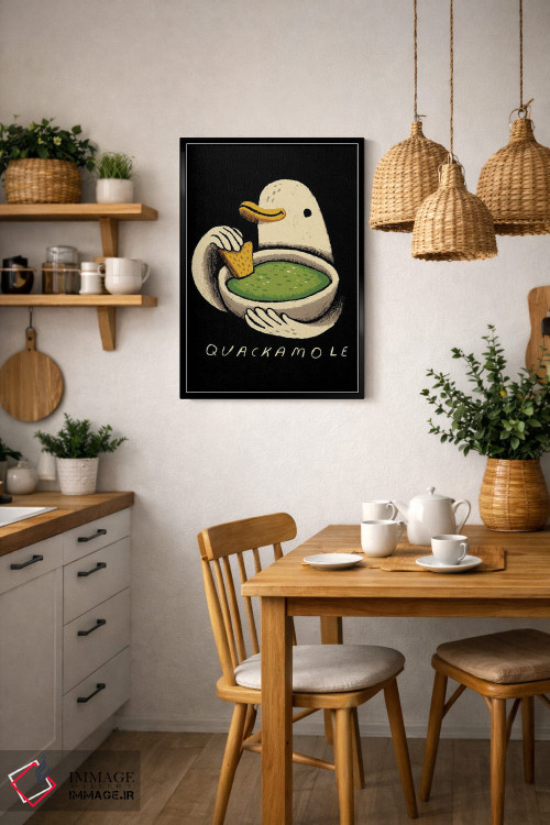 تابلو دکوراتیو آواکادو اردکی اثر لوئیس روسکوش - D6B