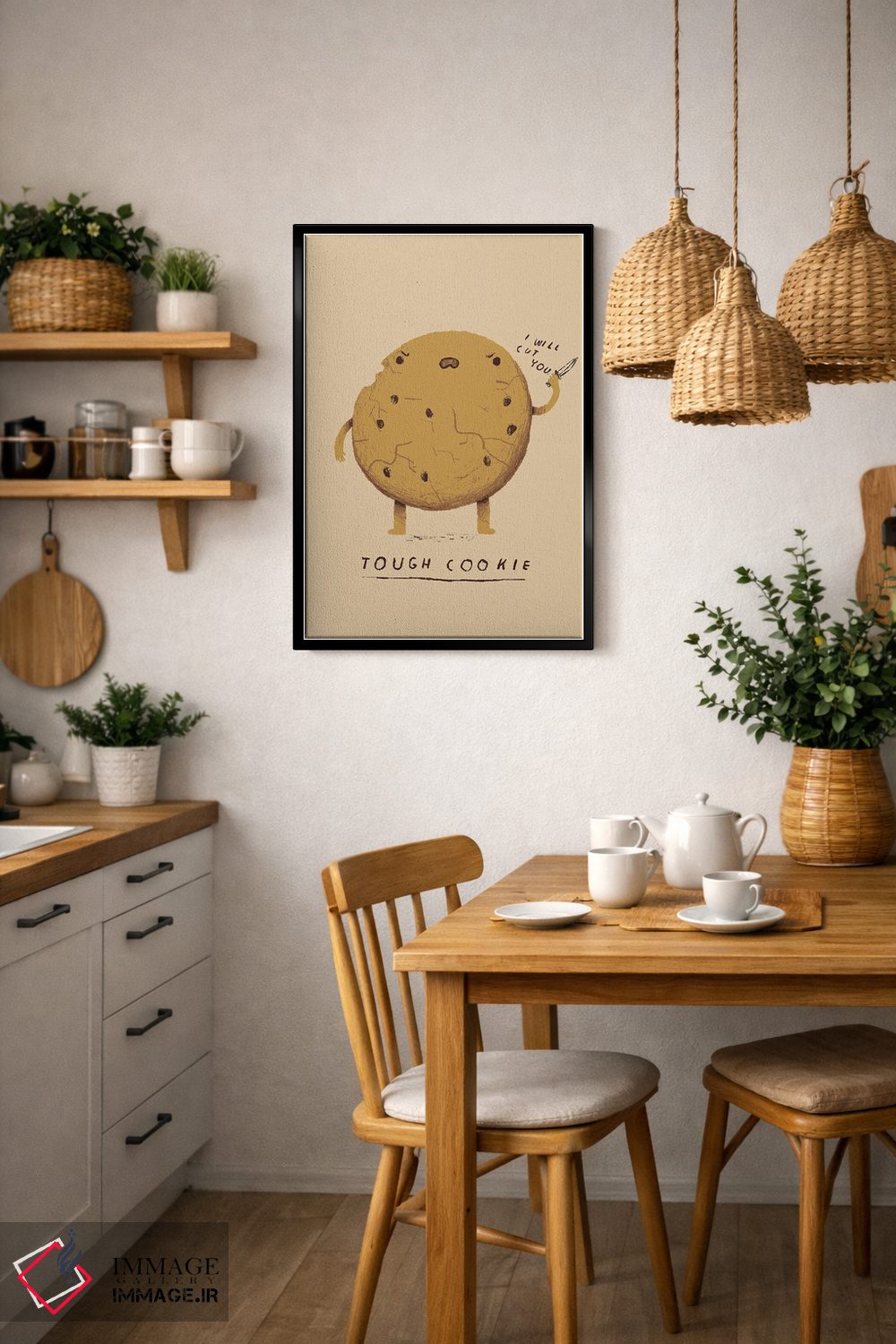 تابلو دکوراتیو آدم سرسخت اثر لوئیس روسکوش - D5B