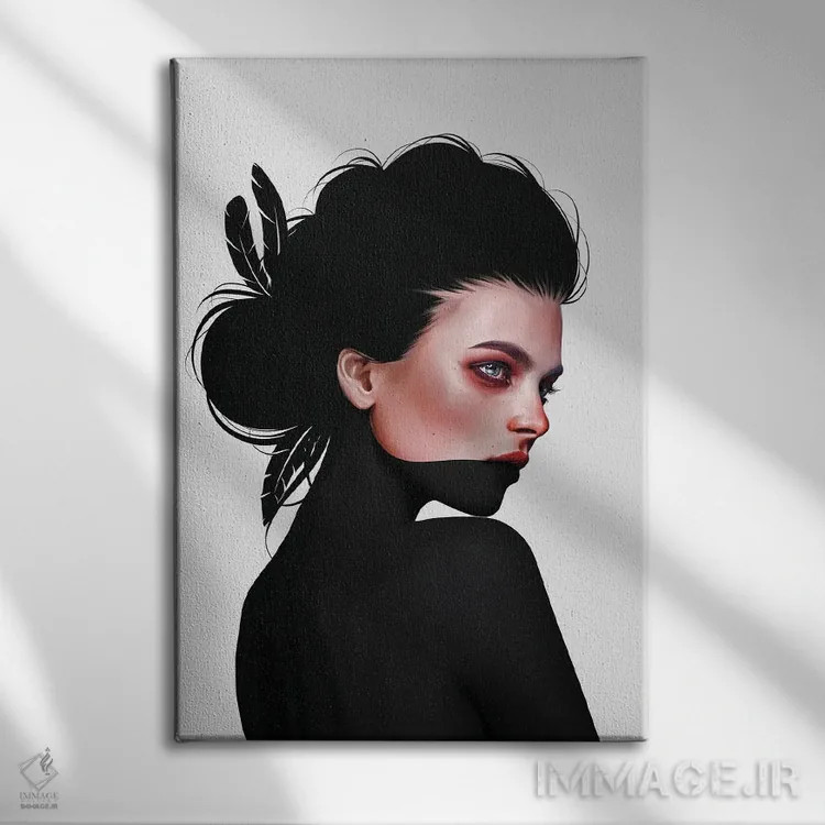 تابلو دکوراتیو اولیو اثر لورا اچ. روبین - نمای روبهرو روی دیوار