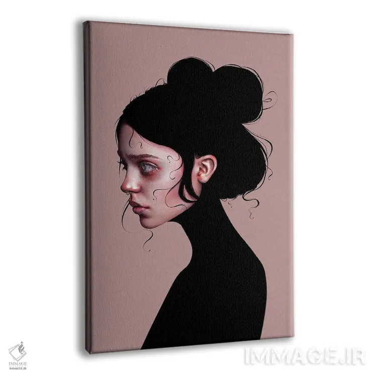 تابلو دکوراتیو دختر خیره اثر لورا اچ. روبین - نمای پرسپکتیو محصول