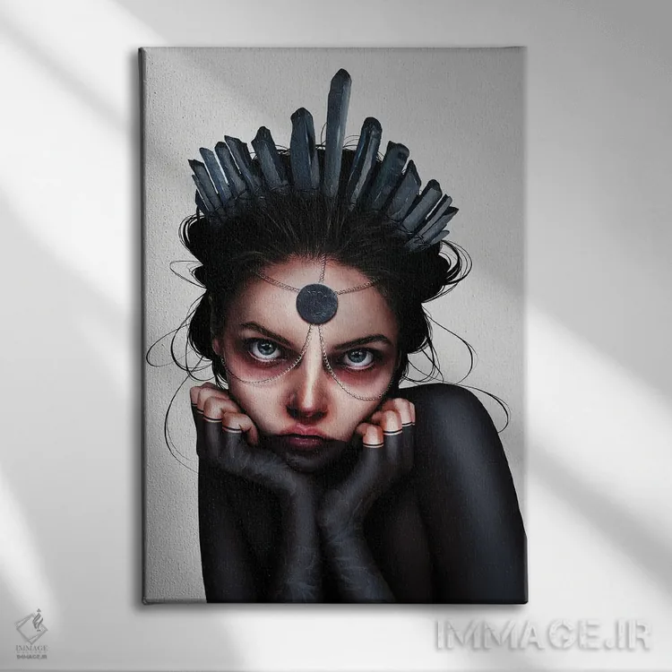 تابلو دکوراتیو برج سنبله اثر لورا اچ. روبین - نمای روبهرو روی دیوار