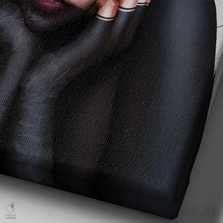 تابلو دکوراتیو برج سنبله اثر لورا اچ. روبین - نمای نزدیک بافت بوم