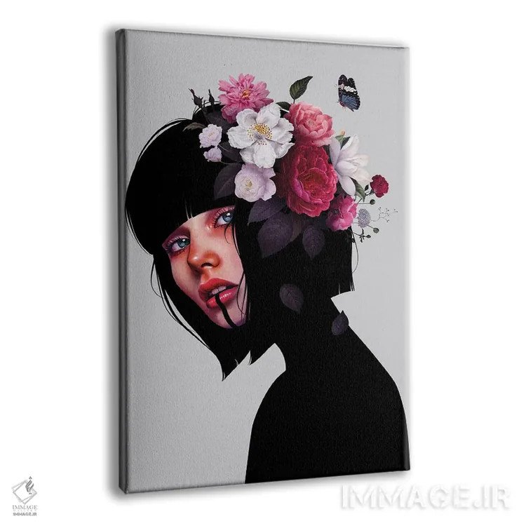 تابلو دکوراتیو فلور اثر لورا اچ. روبین - نمای پرسپکتیو محصول