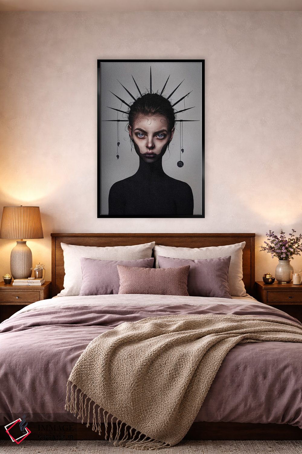 تابلو دکوراتیو برج عقرب اثر لورا اچ. روبین - D5B