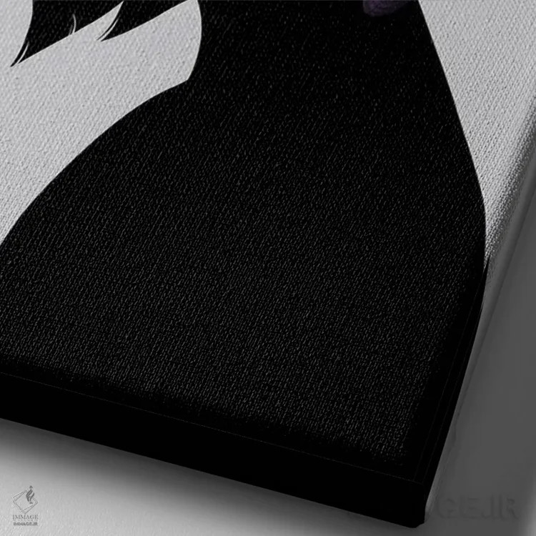 تابلو دکوراتیو فلور اثر لورا اچ. روبین - نمای نزدیک بافت بوم