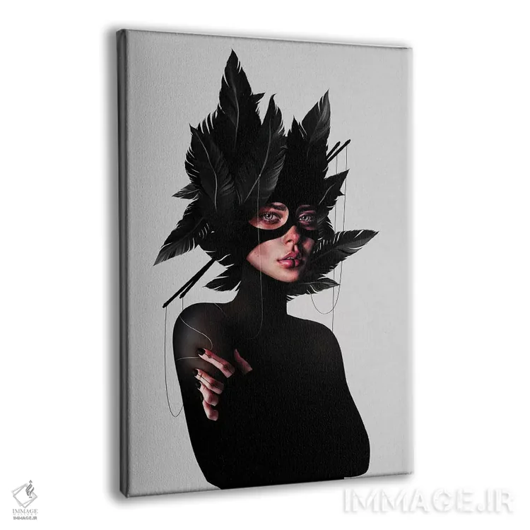 تابلو دکوراتیو ارتباطات پنهان اثر لورا اچ. روبین - نمای پرسپکتیو محصول