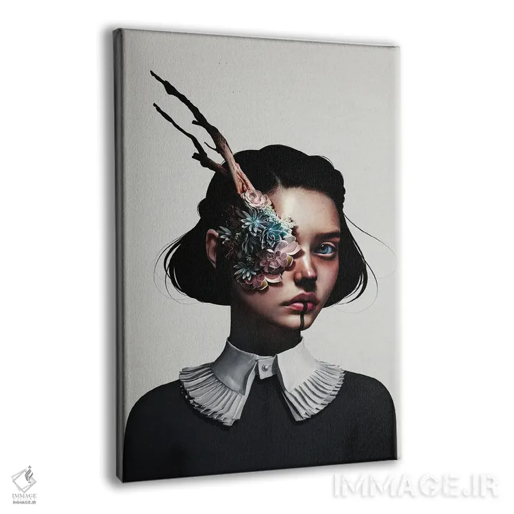 تابلو دکوراتیو فلورا اثر لورا اچ. روبین - نمای پرسپکتیو محصول