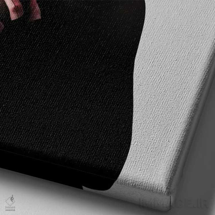 تابلو دکوراتیو ارتباطات پنهان اثر لورا اچ. روبین - نمای نزدیک بافت بوم