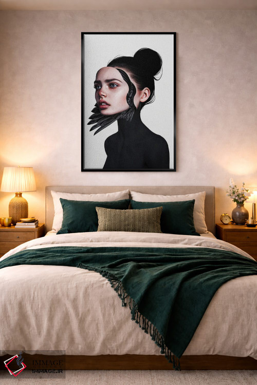 تابلو دکوراتیو پشت نقاب اثر لورا اچ. روبین - D5B