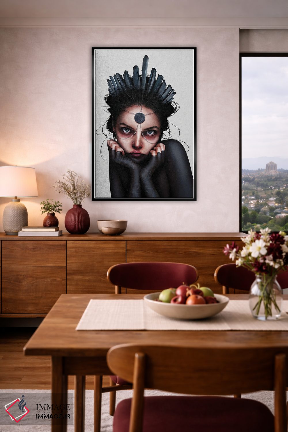 تابلو دکوراتیو برج سنبله اثر لورا اچ. روبین - D5B