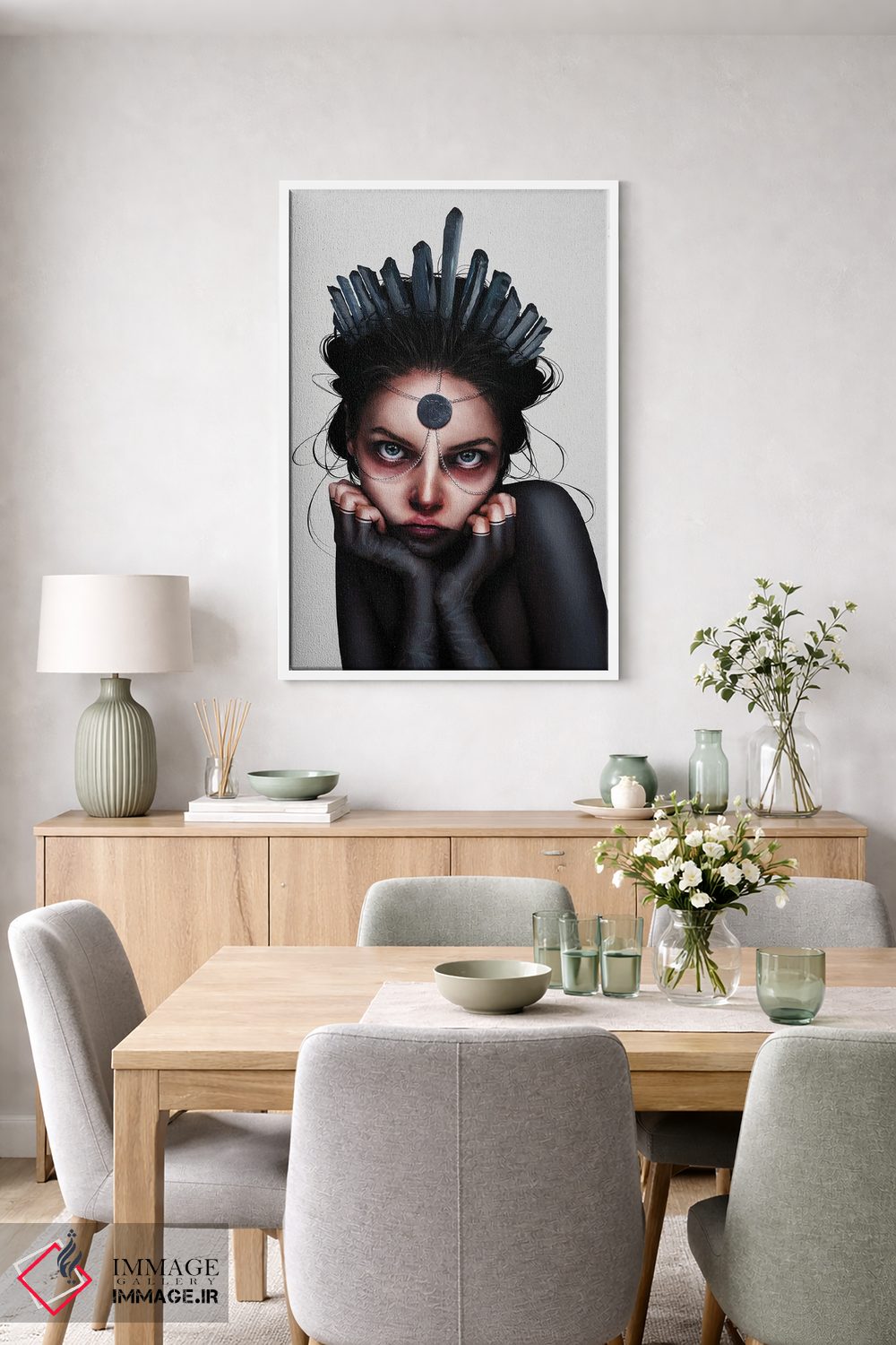 تابلو دکوراتیو برج سنبله اثر لورا اچ. روبین - D6W