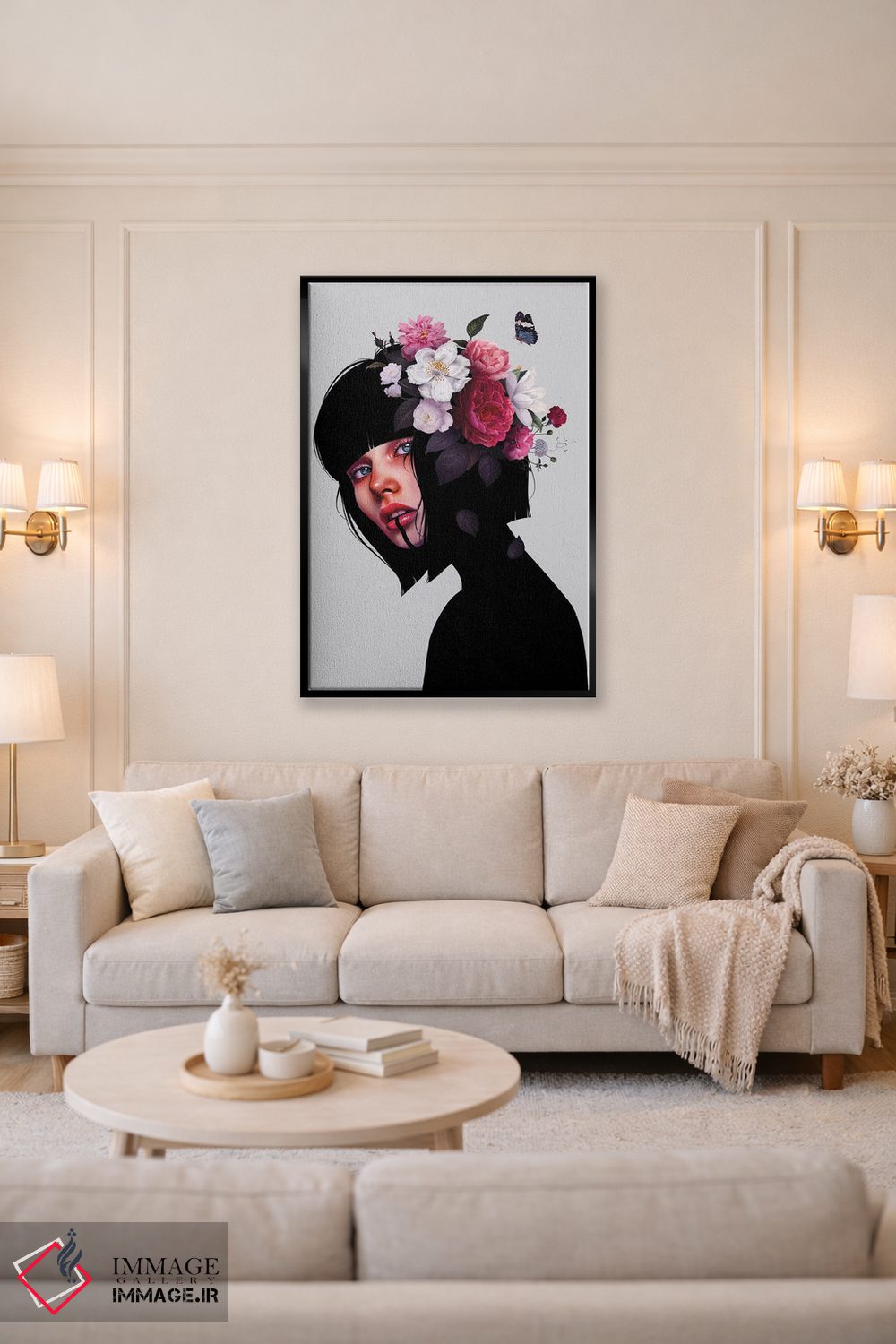 تابلو دکوراتیو فلور اثر لورا اچ. روبین - D5B