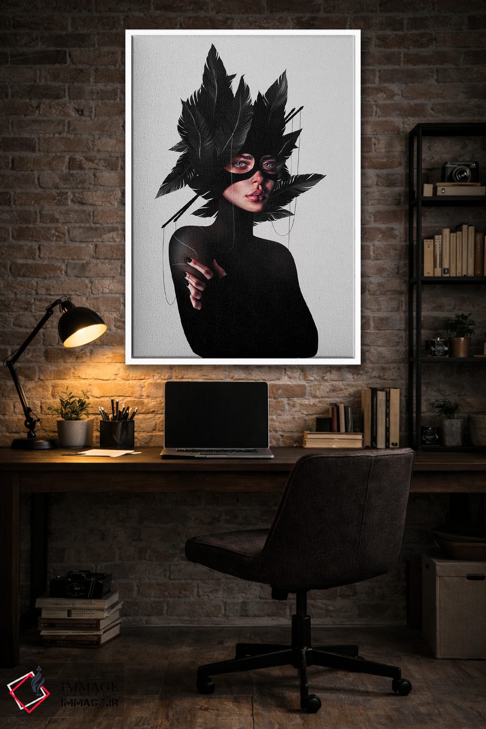 تابلو دکوراتیو ارتباطات پنهان اثر لورا اچ. روبین - D3W