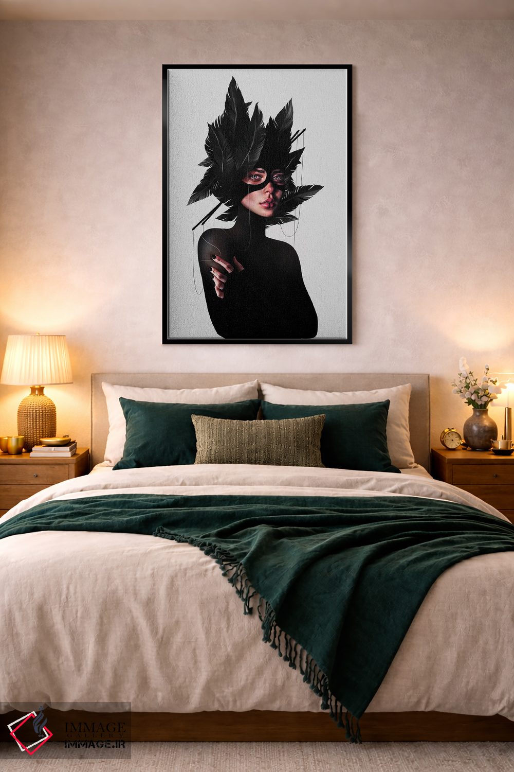 تابلو دکوراتیو ارتباطات پنهان اثر لورا اچ. روبین - D4B