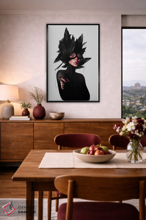 تابلو دکوراتیو ارتباطات پنهان اثر لورا اچ. روبین - D5B