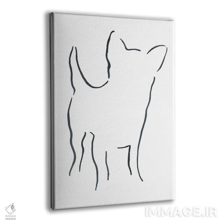 تابلو مینیمال چی واوا اثر لزلی بیشاپ - نمای پرسپکتیو محصول