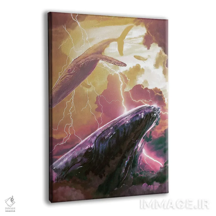 تابلو دکوراتیو رویاهای الکتریکی اثر لوییز گلبی - نمای پرسپکتیو محصول