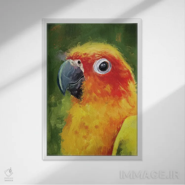 تابلو دکوراتیو سان کنور اثر لوییز گلبی - نمای قابدار سفید