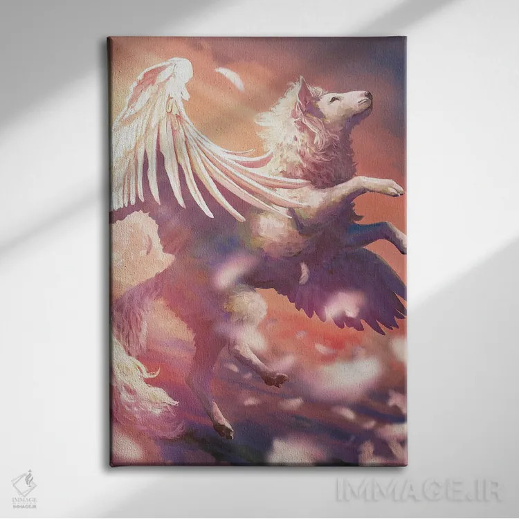 تابلو دکوراتیو آرالز اثر لوییز گلبی - نمای روبهرو روی دیوار