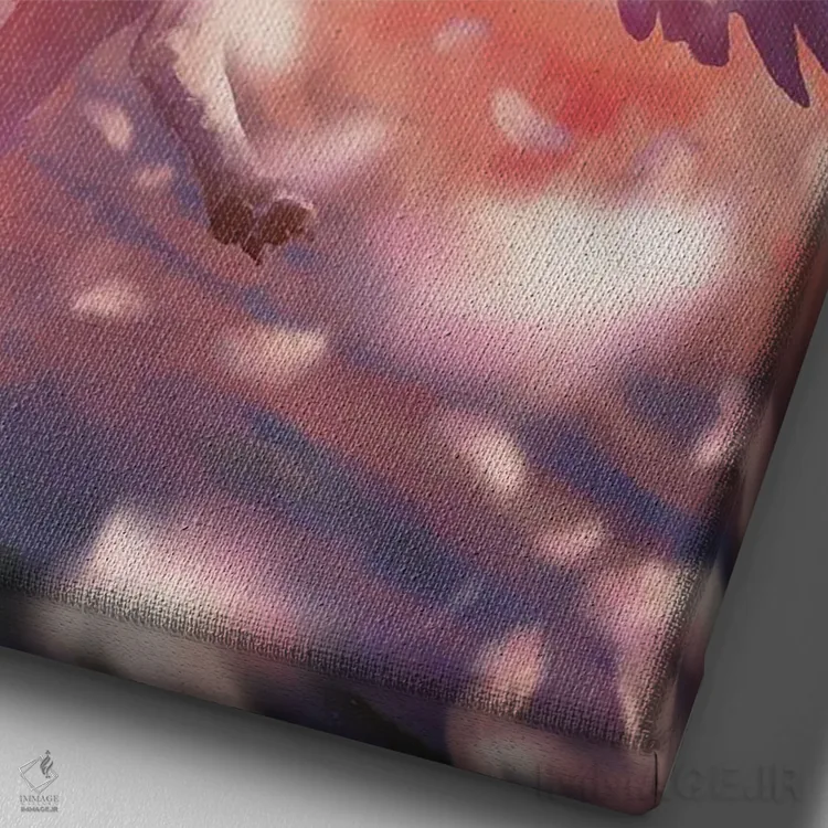 تابلو دکوراتیو آرالز اثر لوییز گلبی - نمای نزدیک بافت بوم