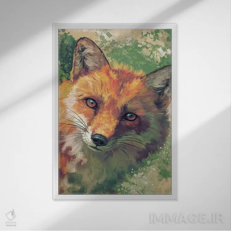 تابلو دکوراتیو ایناری اثر لوییز گلبی - نمای قابدار سفید