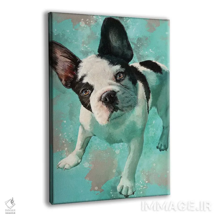 تابلو دکوراتیو فرنچی اثر لوییز گلبی - نمای پرسپکتیو محصول