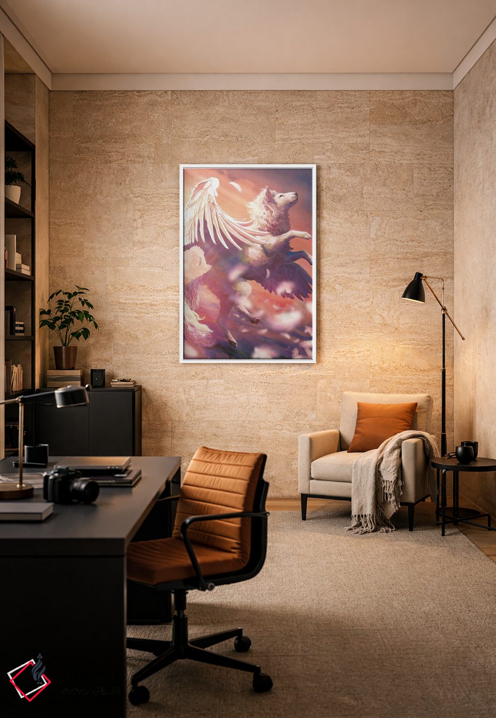 تابلو دکوراتیو آرالز اثر لوییز گلبی - D5W