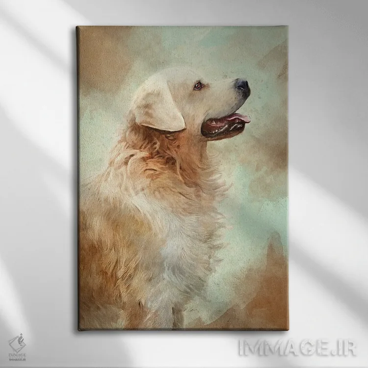 تابلو دکوراتیو وفاداری اثر لوییز گلبی - نمای روبهرو روی دیوار