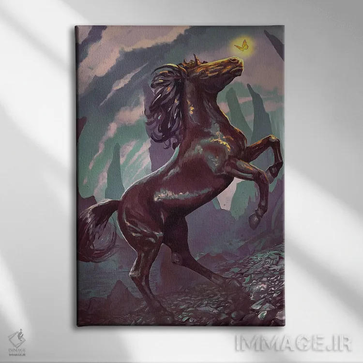 تابلو دکوراتیو راهنمایی اثر لوییز گلبی - نمای روبهرو روی دیوار