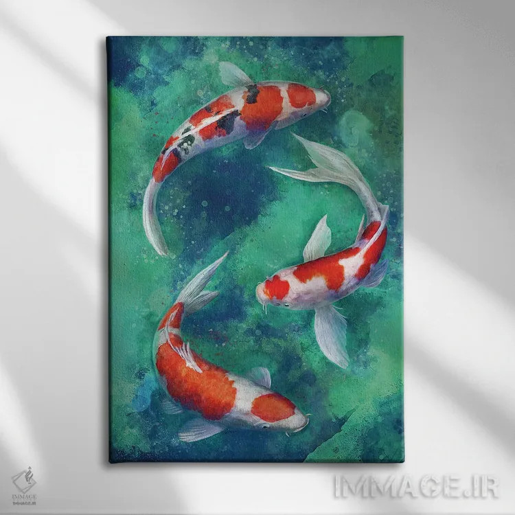 تابلو دکوراتیو کوی ذن اثر لوییز گلبی - نمای روبهرو روی دیوار