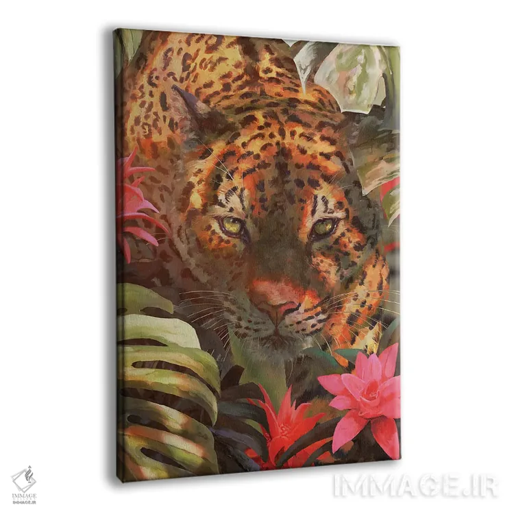 تابلو دکوراتیو شکارچی گرمسیری اثر لوییز گلبی - نمای پرسپکتیو محصول