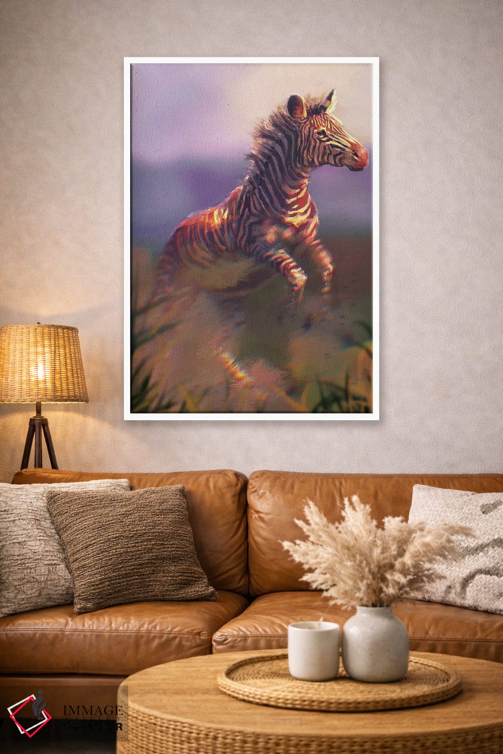 تابلو دکوراتیو گورخر گریوی اثر لوییز گلبی - D2W