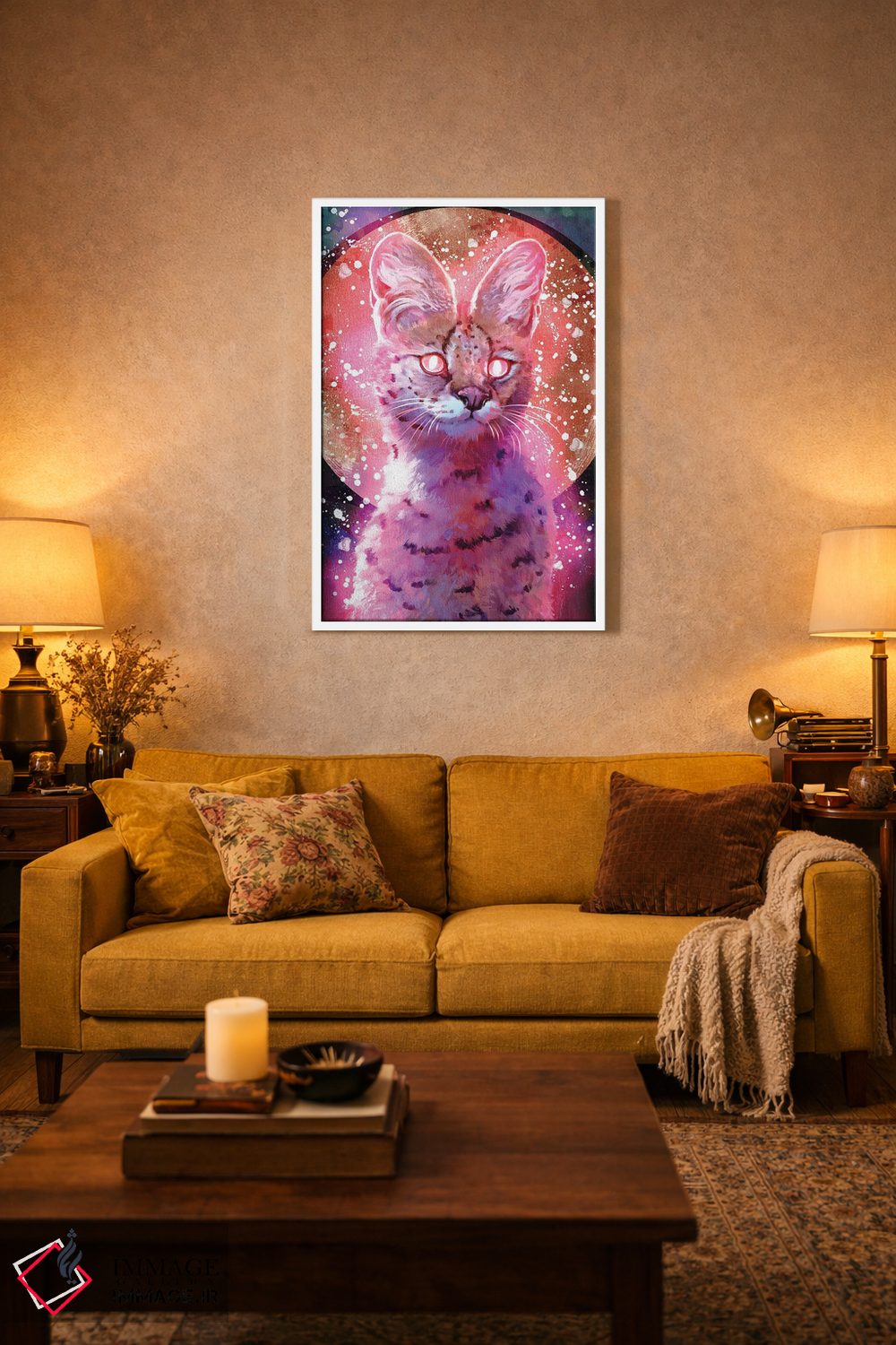 تابلو دکوراتیو فوشیا اثر لوییز گلبی - D1W