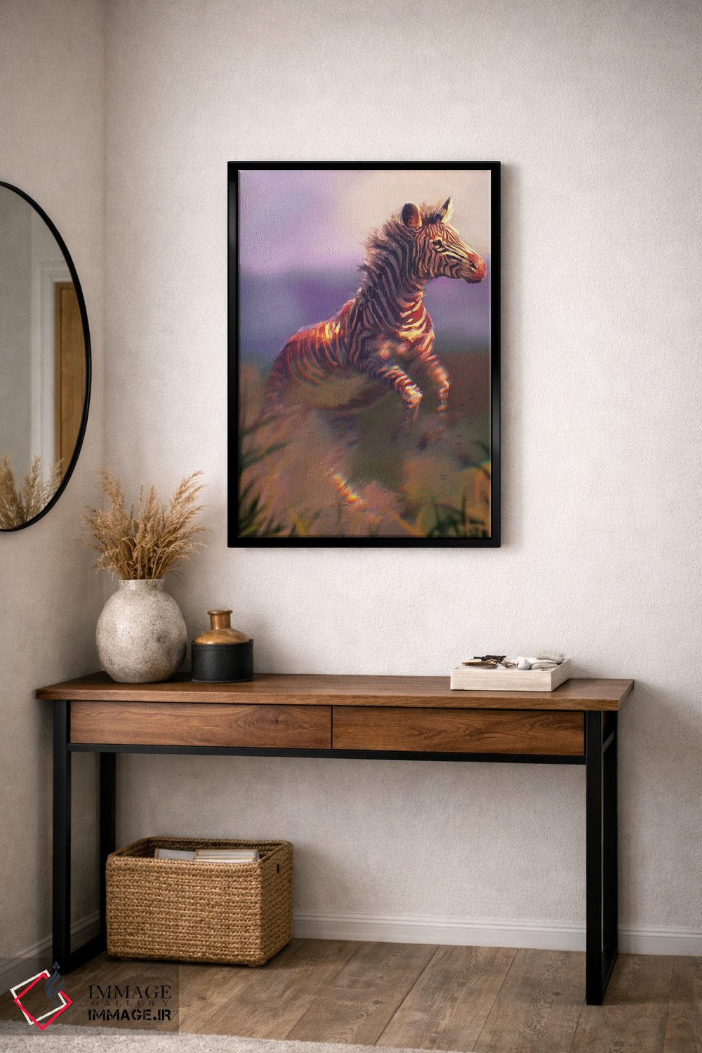 تابلو دکوراتیو گورخر گریوی اثر لوییز گلبی - D4B