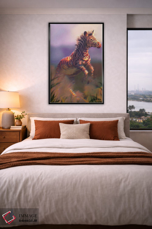 تابلو دکوراتیو گورخر گریوی اثر لوییز گلبی - D5B