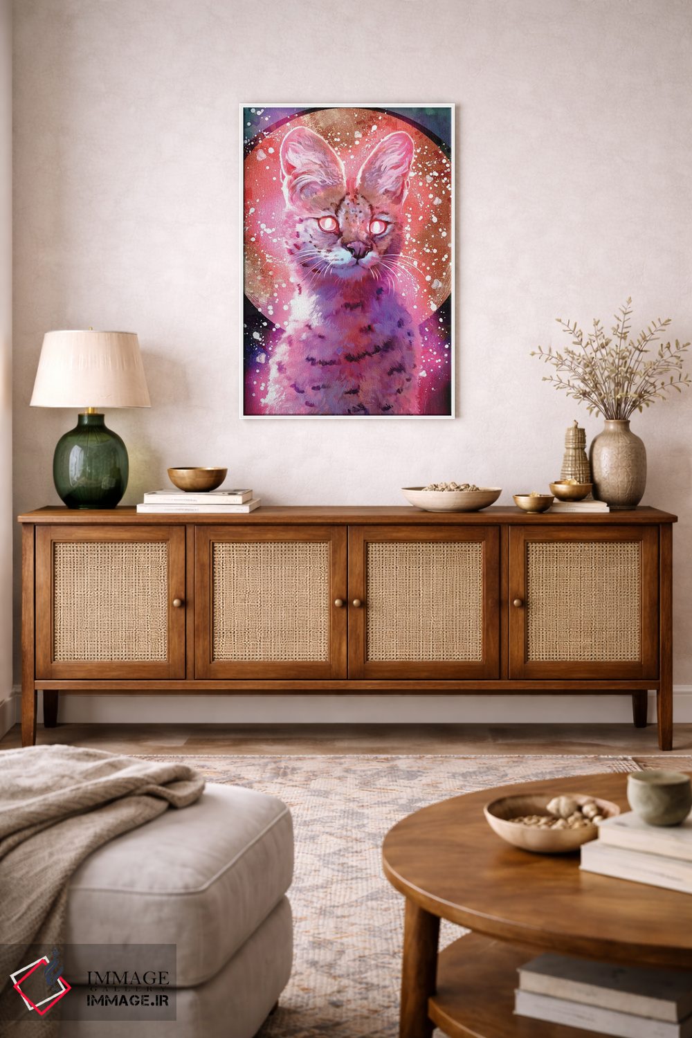 تابلو دکوراتیو فوشیا اثر لوییز گلبی - D2W