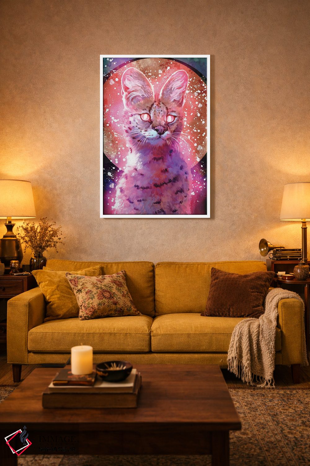 تابلو دکوراتیو فوشیا اثر لوییز گلبی - D3W