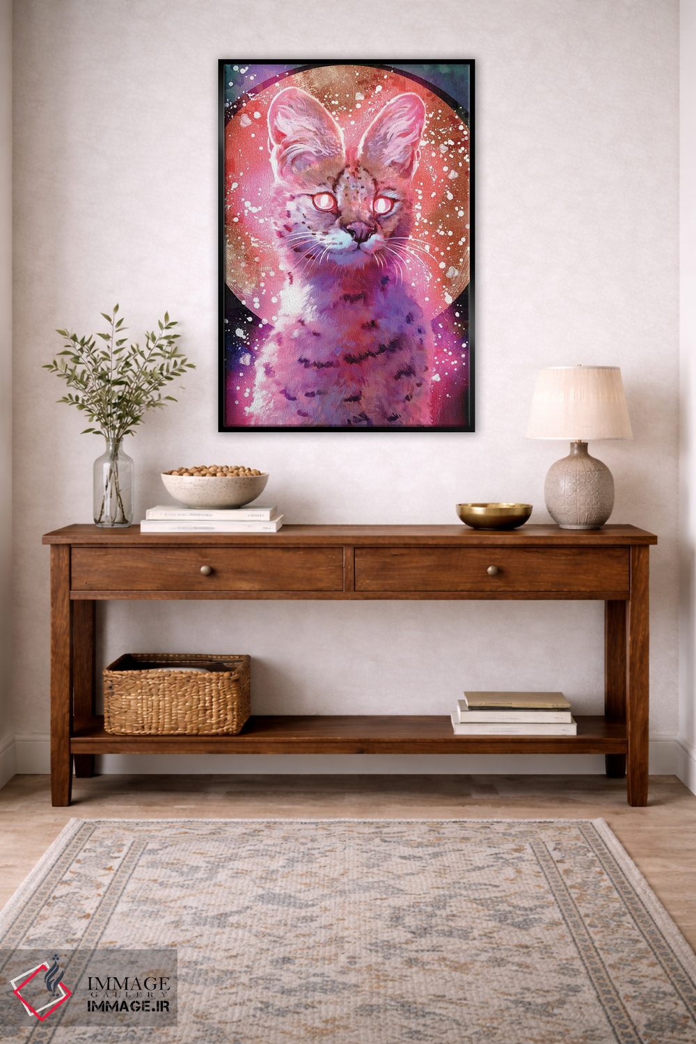 تابلو دکوراتیو فوشیا اثر لوییز گلبی - D4B