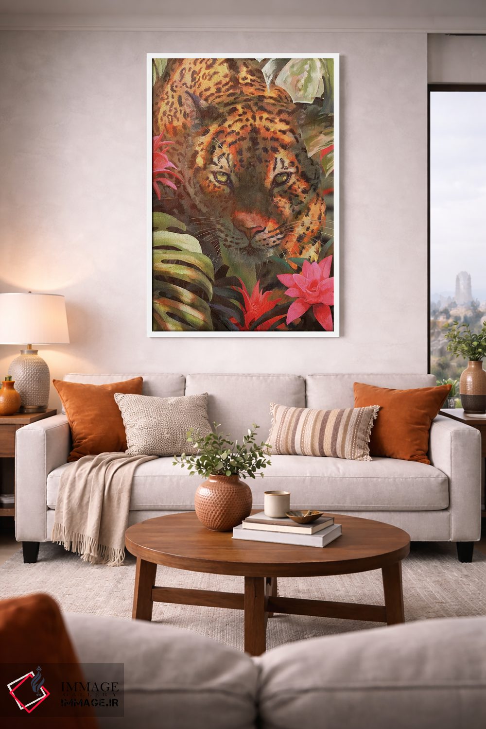 تابلو دکوراتیو شکارچی گرمسیری اثر لوییز گلبی - D1W