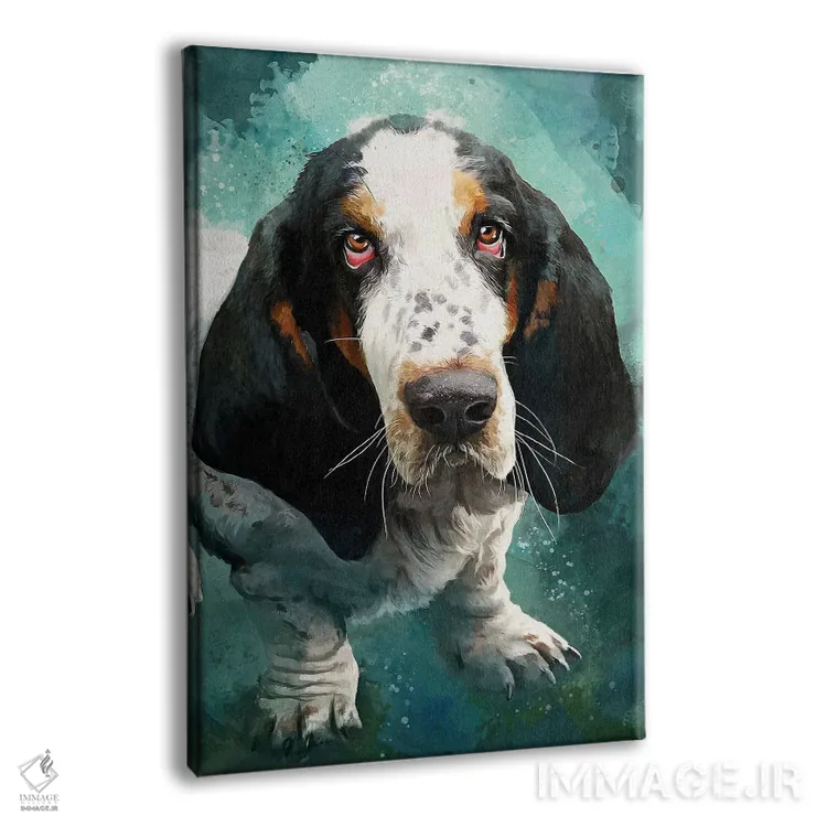 تابلو دکوراتیو بست هاوند اثر لوییز گلبی - نمای پرسپکتیو محصول