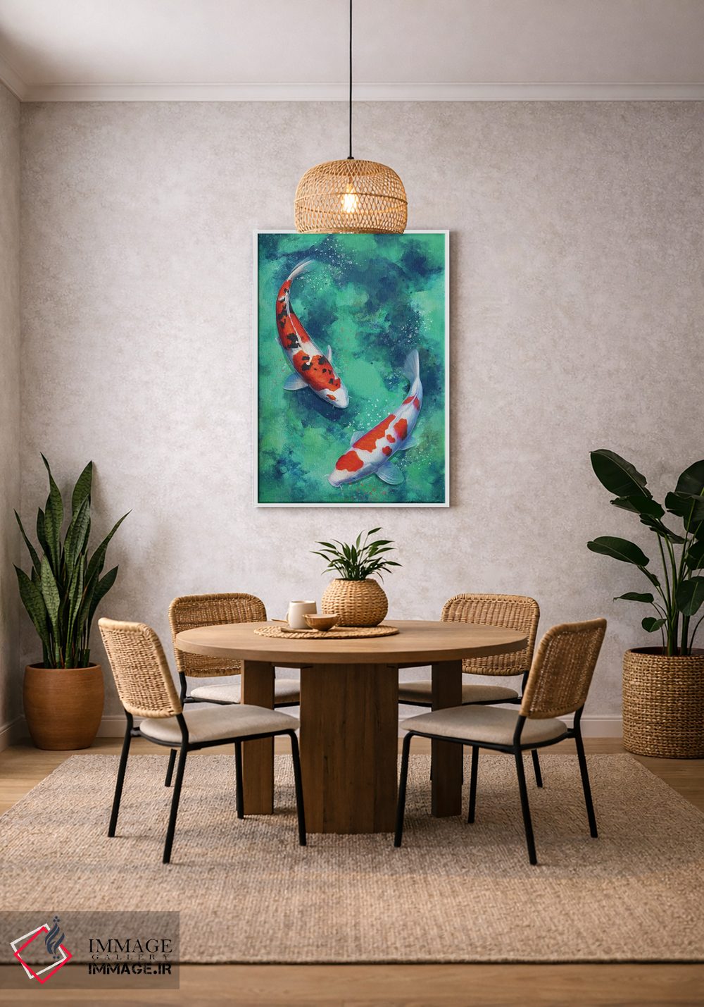 تابلو دکوراتیو کوی ذن راست اثر لوییز گلبی - D2W