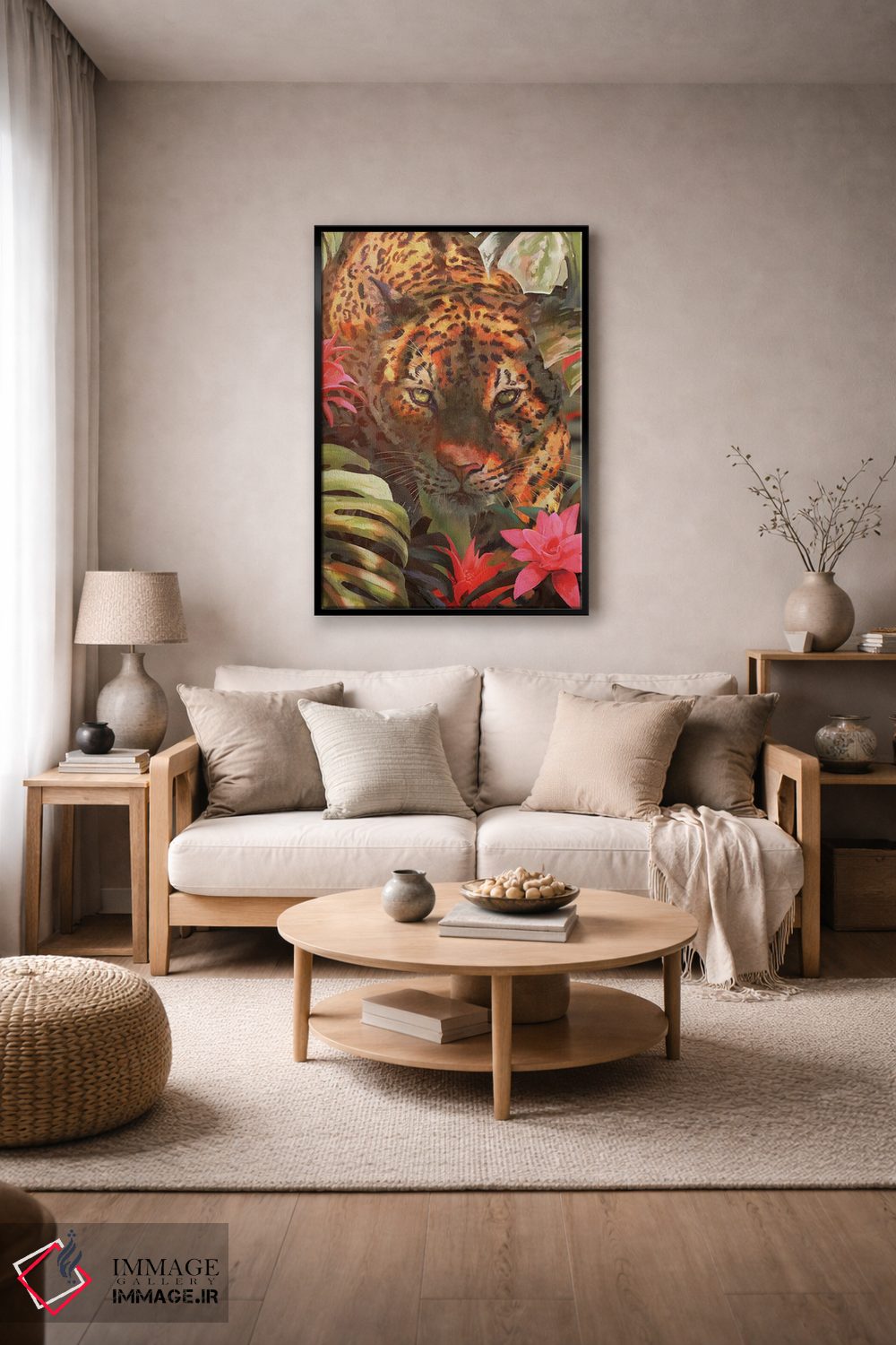 تابلو دکوراتیو شکارچی گرمسیری اثر لوییز گلبی - D5B