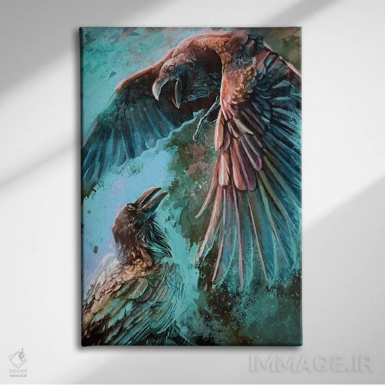 تابلو دکوراتیو یاد و اندیشه اثر لوییز گلبی - نمای روبهرو روی دیوار