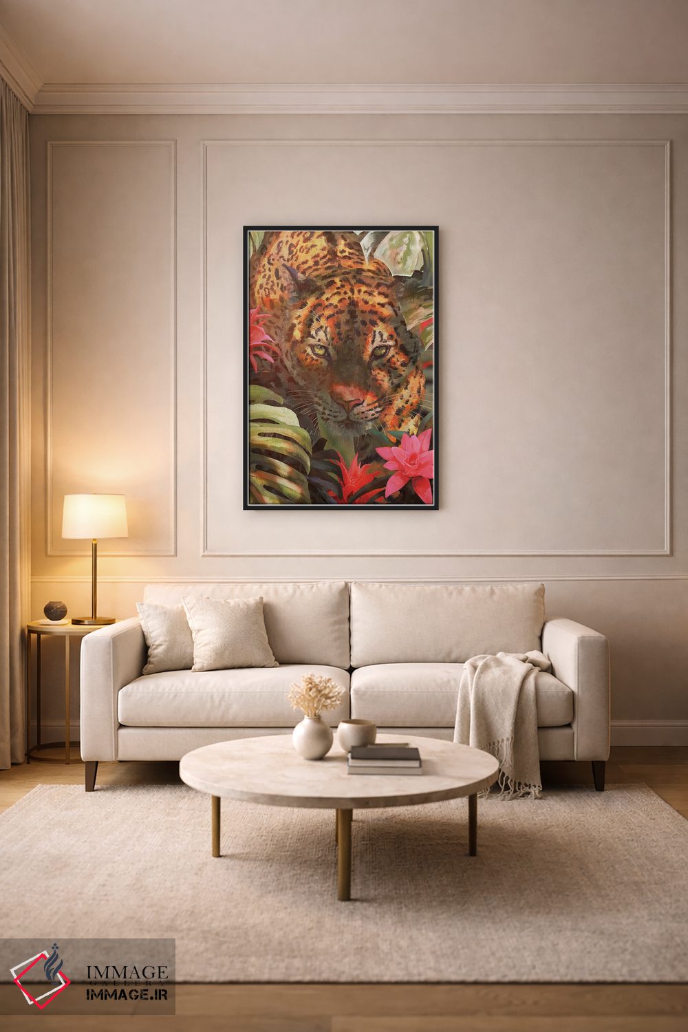 تابلو دکوراتیو شکارچی گرمسیری اثر لوییز گلبی - D4B