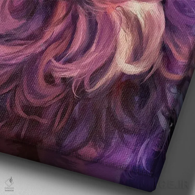 تابلو دکوراتیو نووا اثر لوییز گلبی - نمای نزدیک بافت بوم