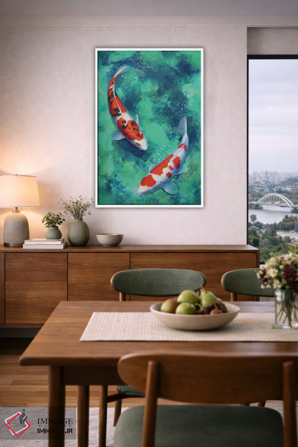 تابلو دکوراتیو کوی ذن راست اثر لوییز گلبی - D6W