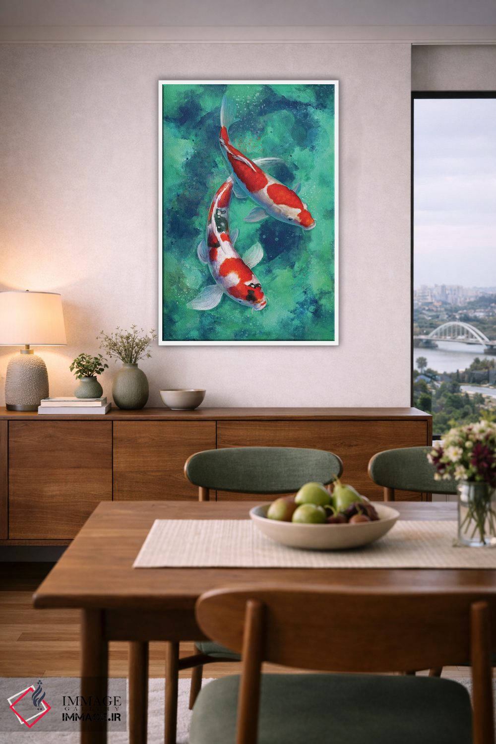 تابلو دکوراتیو کوی ذن چپ اثر لوییز گلبی - D6W