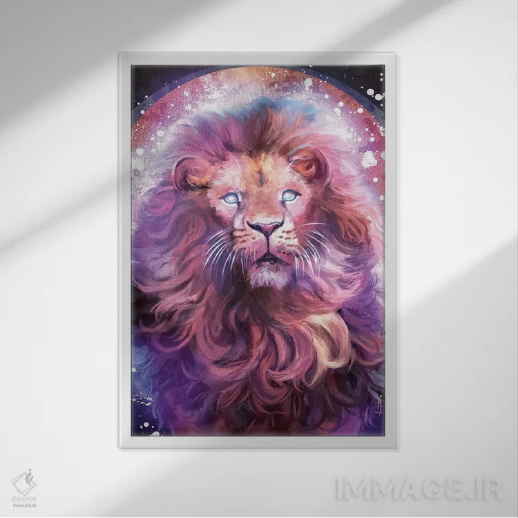 تابلو دکوراتیو نووا اثر لوییز گلبی - نمای قابدار سفید